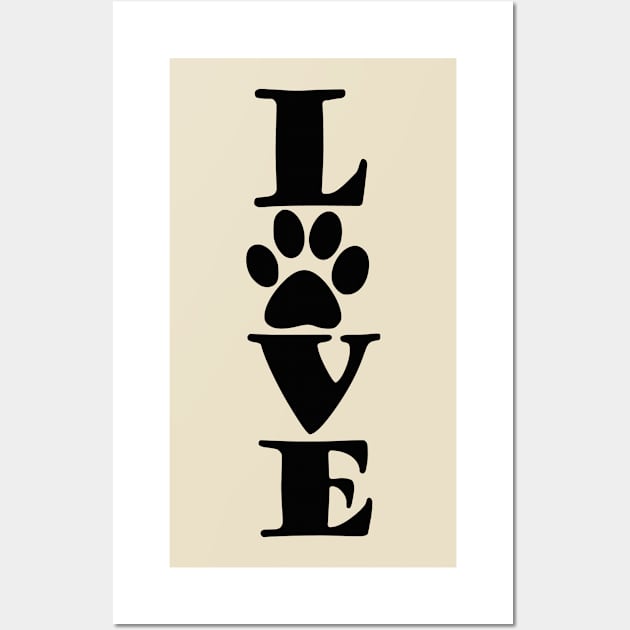 Dog Love Dog Mom Parent Puppy Love Wall Art by uncommontee